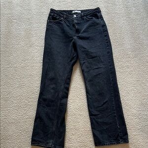 Zara Black Flare & Wide Leg Jeans